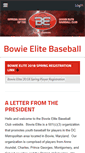 Mobile Screenshot of bowieelite.com